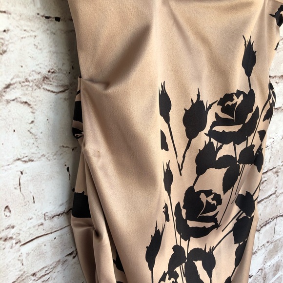 Gold Satin Dress from Le Chateau - Picture 4 of 10